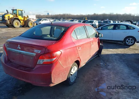 2019 Mitsubishi Mirage G4 Es z USA, uszkodzony, nr VIN ML32F3FJ9KHF03948